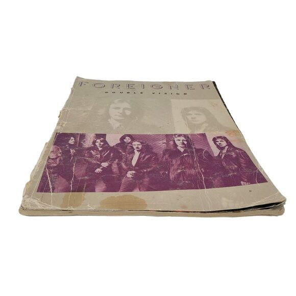 Foreigner Double Vision Sheet Music Book 10 Songs Warner Bros 1978 Vintage - Picture 7 of 12
